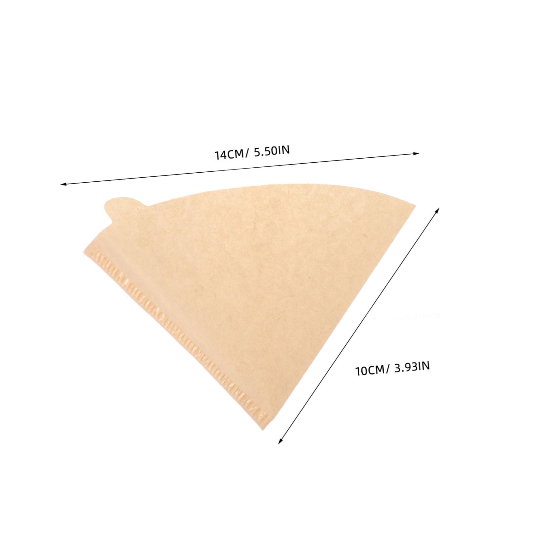 100Pcs Coffee Cone Filters Unbleached Paper Coffee Filter for Espresso Drip Coffee Effortless Brewing for Cups Compatible with Drip Machines