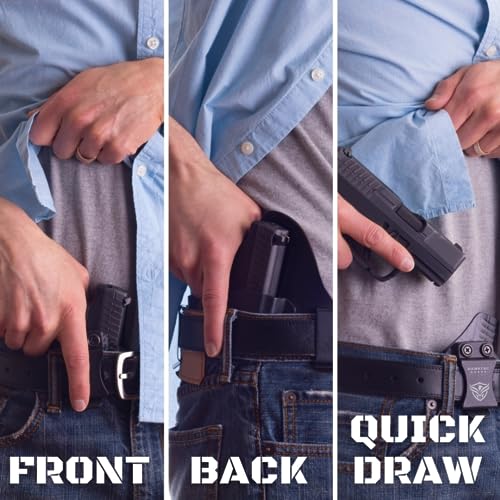 Smith and Wesson Equalizer Holster : Fit | Right Side | IWB Concealed Carry for S&W 9mm Equalizer | Optics by HawkTac