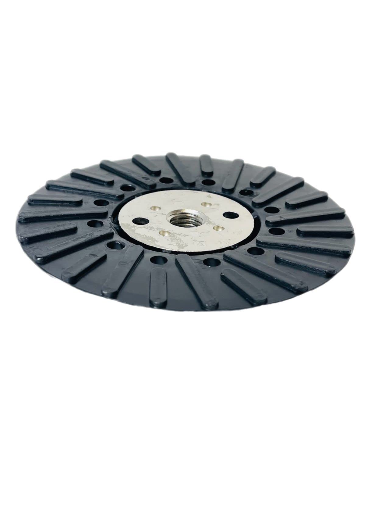 1 plato de apoyo de 125 mm + 100 discos de fibra de vidrio de 125 mm P24.
