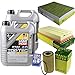 Produktbild QR-PARTS 69342496 Filter Set Inspektionspaket 10 Liter Motoröl Top Tec 4100 5W-40 MANN-FILTER Innenraumfilter Luftfilter Ölfilter