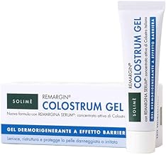 Solimè - Remargin Colostrum Gel, gel dermorigenerante a effetto barriera, lenisce ristruttura e protegge la pelle danneggiata ed irritata - Nuova formula con REMARGINA SERUM - 15 ml
