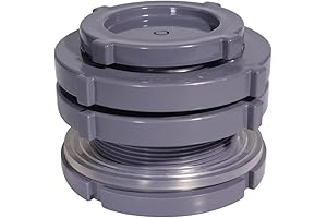 Ququyi 3 Inch PVC Thru-Bulk Pipe Fitting