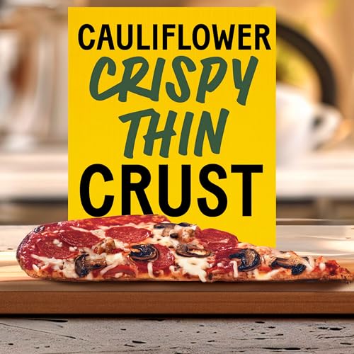 California Pizza Kitchen Uncured Pepperoni, Mushroom, Sausage Pizza, Cauliflower Crust, Gluten Free Pizza, Thin Crust Pizza, Cauliflower Pizza, Frozen Pizza