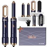 Haarstyler 6 in 1 UKLISS Airstyer Set mit Ionen Haartrockner, Automatisch Lockenstab, Thermal Brush, Rundbürstenföhn, Hair Dryer Brush, Warmluftbürste, Multistyler Gesckenke für Frauen Haarstyling