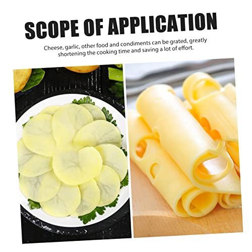 Garneck 2Pcs Rallador Giratorio Manual de Queso miniatura 6