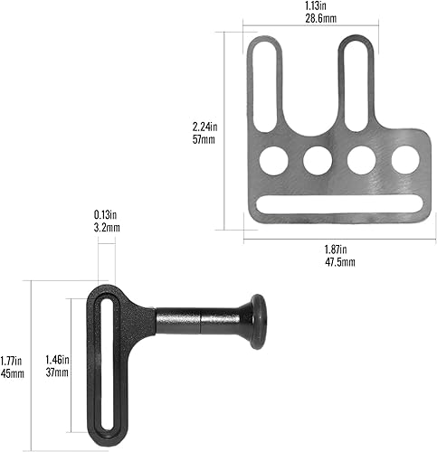 Miniatura 4 de nitescuba Adaptador de montaje de gatillo de palanca de liberación del obturador para estabilizador de bandeja de buceo Mango de carcasa de cámara