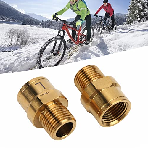 Vbestlife Bicycle Pedal Extender,Bicycle Pedals Extension Spacer Alloy Bike Pedal Extension Shaft For Mountain Road Bike(Gold) #TOP1