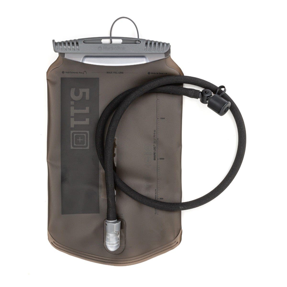 5.11 Tactical WTS 2L Hydration System Water Bladder, Kydrapak Reservoir Blater Bite Valve, Style 56853, Black