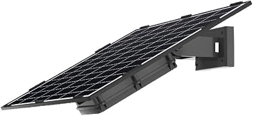SECUPOE 20Watt Solar Panel with 26000mAh Battery – 12VDC Output, Fast Charging, IP65 Waterproof, Ideal for Security Cameras, Outdoor Lights & More