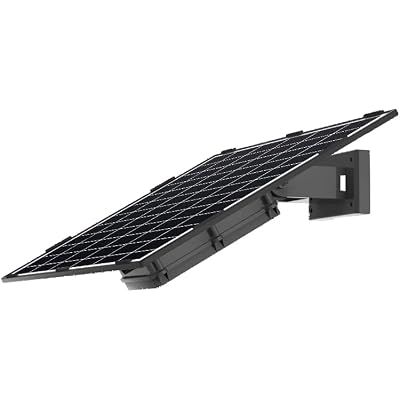 SECUPOE 20Watt Solar Panel with 26000mAh Battery – 12VDC Output, Fast Charging, IP65 Waterproof, Ideal for Security Cameras, Outdoor Lights & More