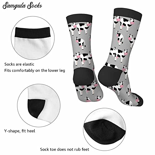 Image of Crew Socks for Woman Size 6-8 Tropical Wildlife Bright Teal Girls Socks