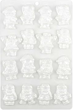 1 PCS Chocolate Candy Making Molds Baby Shower B112 Santa Claus Christmas Polycarbonate Birthday Sugarcraft Sugarpaste