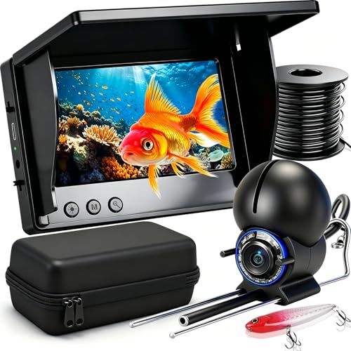 Underwater Fishing Camera with 50ft Cable (Black)