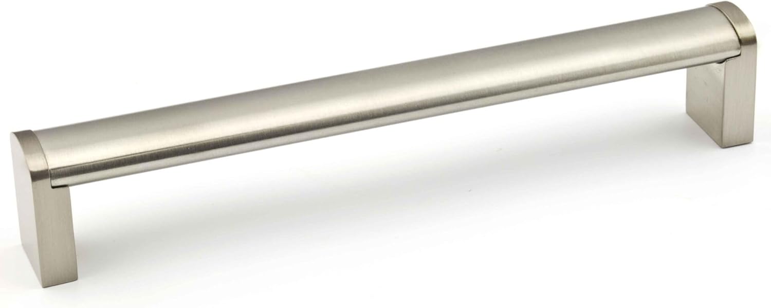Richelieu Hardware BP525320195 Hamilton Collection 12 5/8-inch (320 mm) Center-to-Center Brushed Nickel Modern Cabinet and Drawer Pull Handle for Kitchen, Bathroom, and Furniture