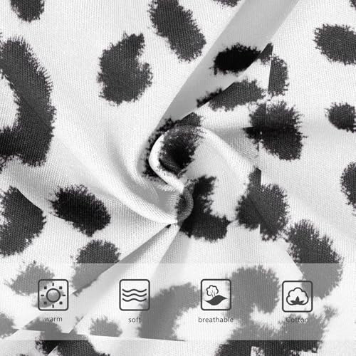 Joisal Toddlers Underwear Floral 2t Cotton Panties Little Girl Pattern Underpants Briefs Black White Leopard Skin3