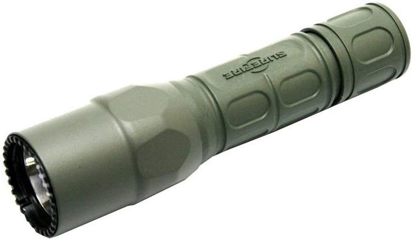 SureFire G2X Pro Dual-Output LED Flashlight with click switch, Forest Green