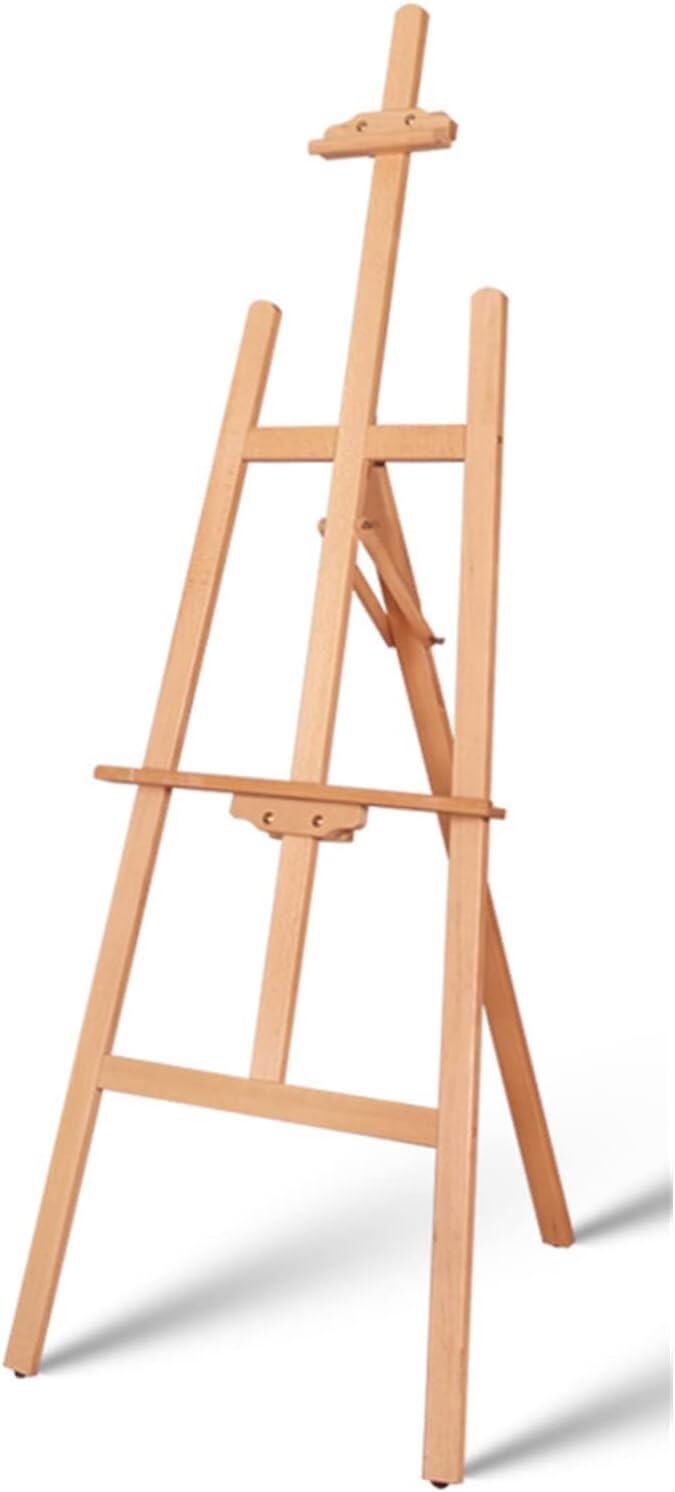 MYUYEE Easel Stand Canvas Stand Wooden A-Frame Painting Easel, Professional Studio Easel For Ar & Adults, Adjustable Foldable Easel Tripods For Painting And Sketching Easel