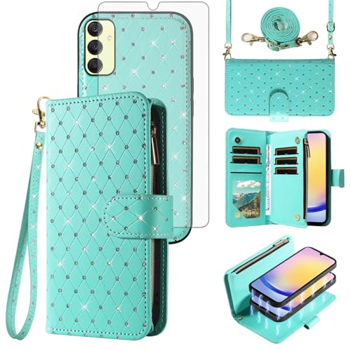 Coque Samsung Galaxy A25 5G Asuwish Bleu Sarcelle antichoc protection
