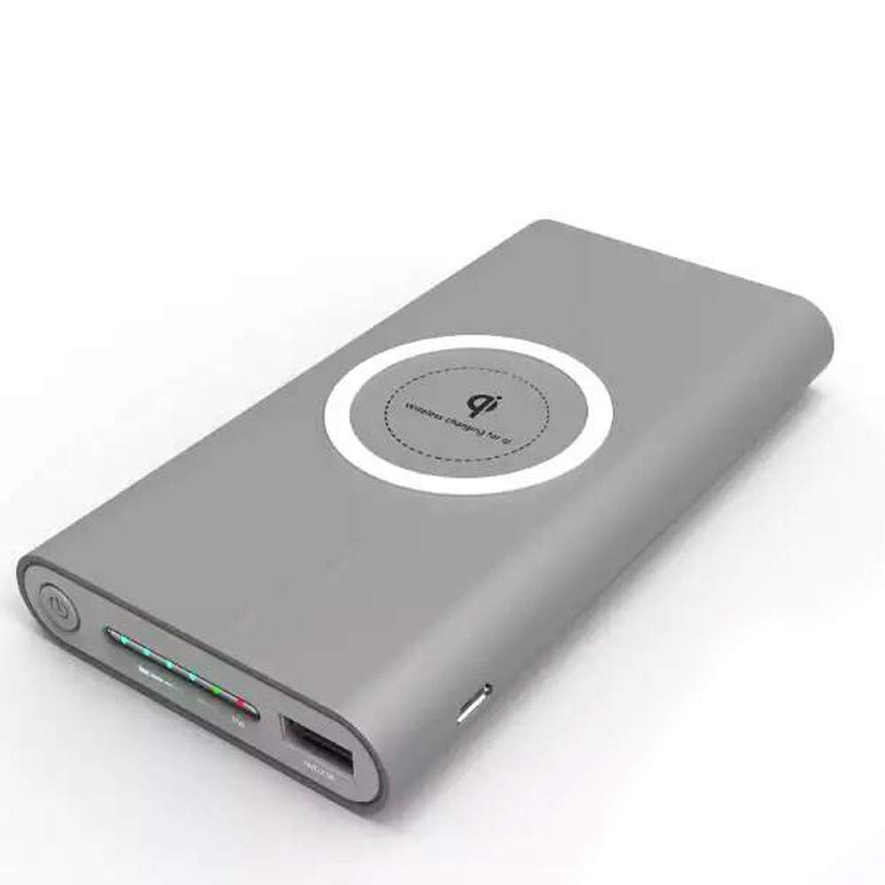Batería externa inalámbrica 10000mAh para iPhone y Samsung con doble entrada tipo C 2
