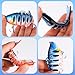 36pcs Fishing Lures Kit for Bass Pike Panfish Walleye Trout Including Multi Jointed Swimbaits Soft Duck Spider Frogs Soft Fish and with Floating Rotating Propeller Tail Tractor Topwater Lures
