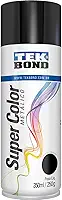 Tinta Spray Metalico Preto 350Ml/250G - 01 Unidade, Tekbond, 23321006900, Preto, Pacote De 312