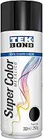 Tinta Spray Metalico Preto 350Ml/250G - 01 Unidade, Tekbond, 23321006900, Preto, Pacote De 312