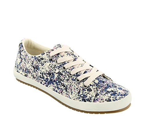 Image of Taos Star Women's Sneaker - Iconic Style with Canvas Design for Everyday Adventures - Custom Fit Lacing and Premium Removable Footbed with Arch Support for All Day Comfort