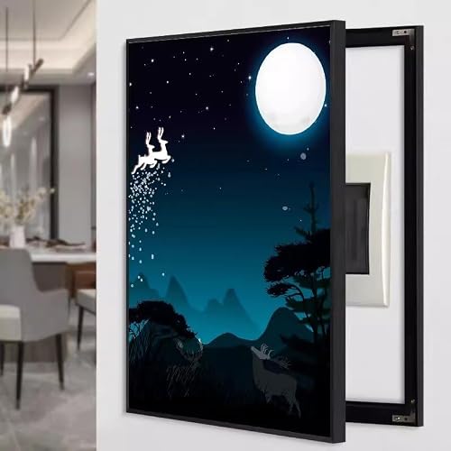 AFGZQ Electric Meter Box Wall Art 50x70cm Gray