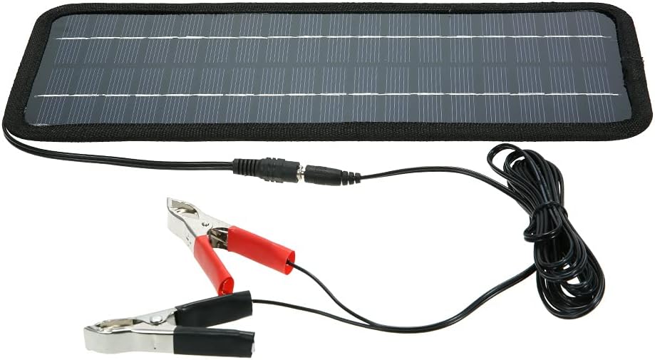 Solar Panels, Solar Panel for Christmas Lights 12V 4.5W Portable Panel Power Small Charger for Outdoor Camping, RV, Emergency Power Supply