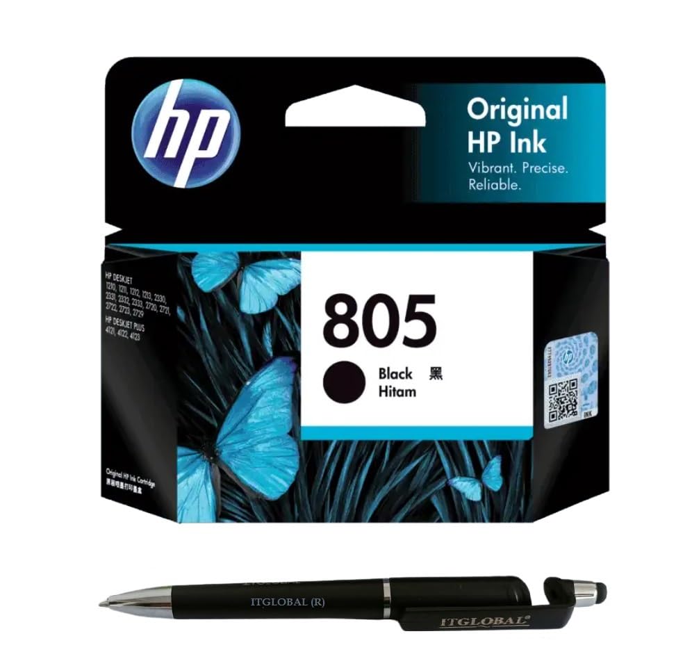 See full amazon price history chart for HP 805 Ink Cartridge (Black) with 3in1 Multi-Function Mobile Phone Stand, Stylus Pen, Anti-Metal Texture Rotating Ballpoint Pen (Very Colors) HP 805 Ink Cartridge (Black) with 3in1 Multi-Function Mobile Phone Stand, Stylus Pen, Anti-Metal Texture Rotating Ballpoint Pen (Very Colors) (B0CP7BPSS5) Amazon Price History, Amazon Price Tracker