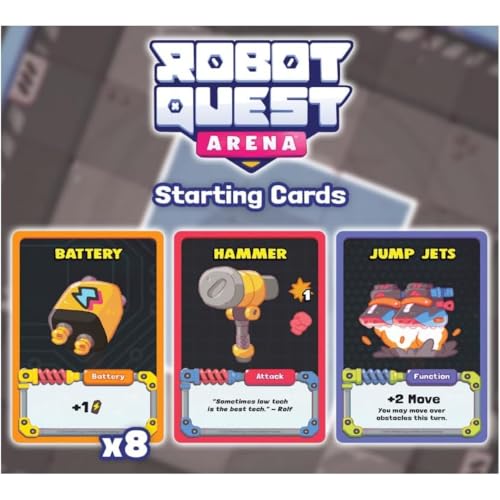 Robot Quest Arena juego de mesa Deckbuilding miniatura 7
