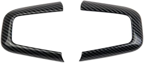 Miniatura 2 de Korlot Cubierta interior del volante de fibra de carbono Outlook Accesorios para GMC YukonYukon XL 2021+ para Sierra 1500 2019+ Sierra 2500 3500