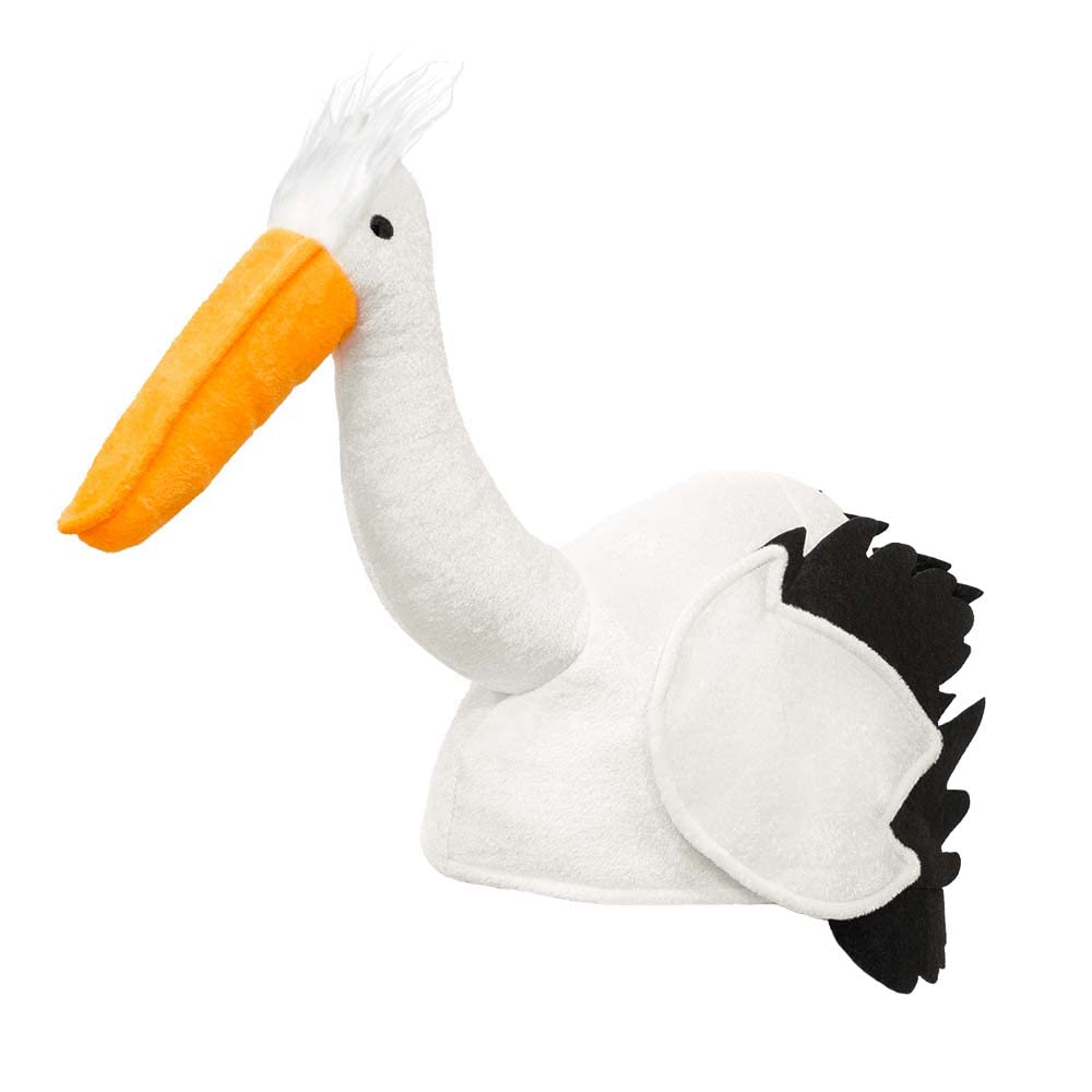 Boland Storch-Mütze Aus Plüsch – Witzige Kopfbedeckung Für Karneval, Mottoparty & Babyparty (Unisex, Einheitsgröße)