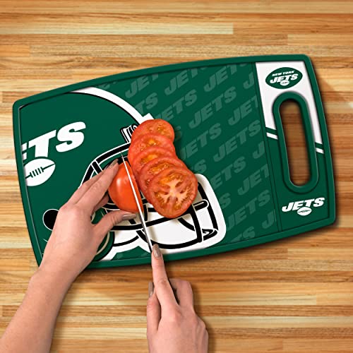 Image of YouTheFan NFL New York Jets Logo Series Cutting Board