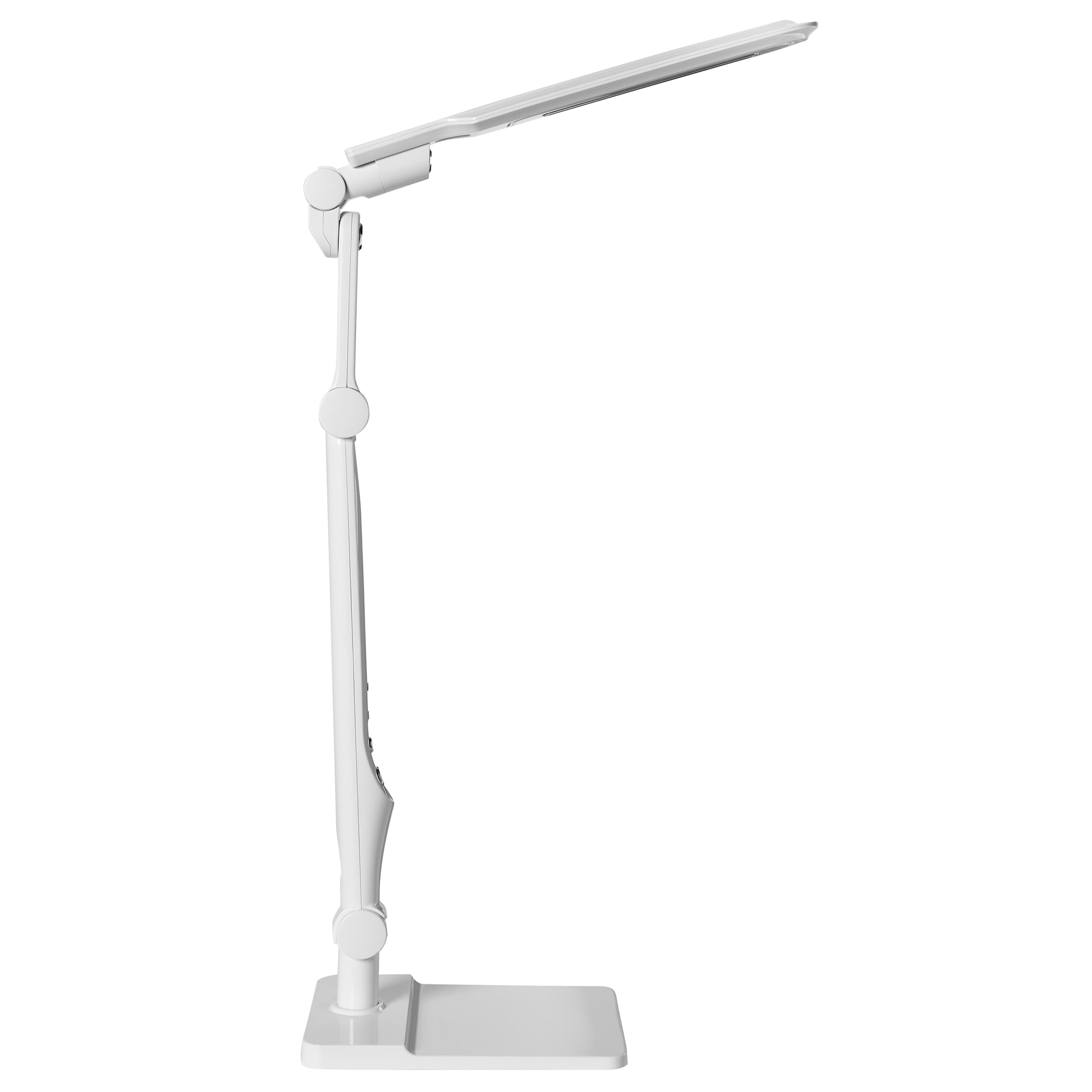 Beliani Schreibtischlampe LED weiß verstellbar dimmbar modern für Homeoffice Pegasi