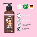 Jack & the Tub Hundeshampoo Fresh Berry 500ml – Shampoo für Hunde mit Conditioner und frischem Beeren Duft