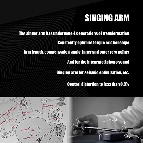 AMZOPDGS Boîte à Musique Bluetooth Platine Tourne-Disque Haut-Parleur Lecteur de Vinyle Portable Arrêt Automatique… - Les Beatles, Paul McCartney, John Lennon, RIngo Starr, George Harrison AMZOPDGS Boîte à Musique Bluetooth Platine Tourne-Disque Haut-Parleur Lecteur de Vinyle Portable Arrêt Automatique… – Image 7