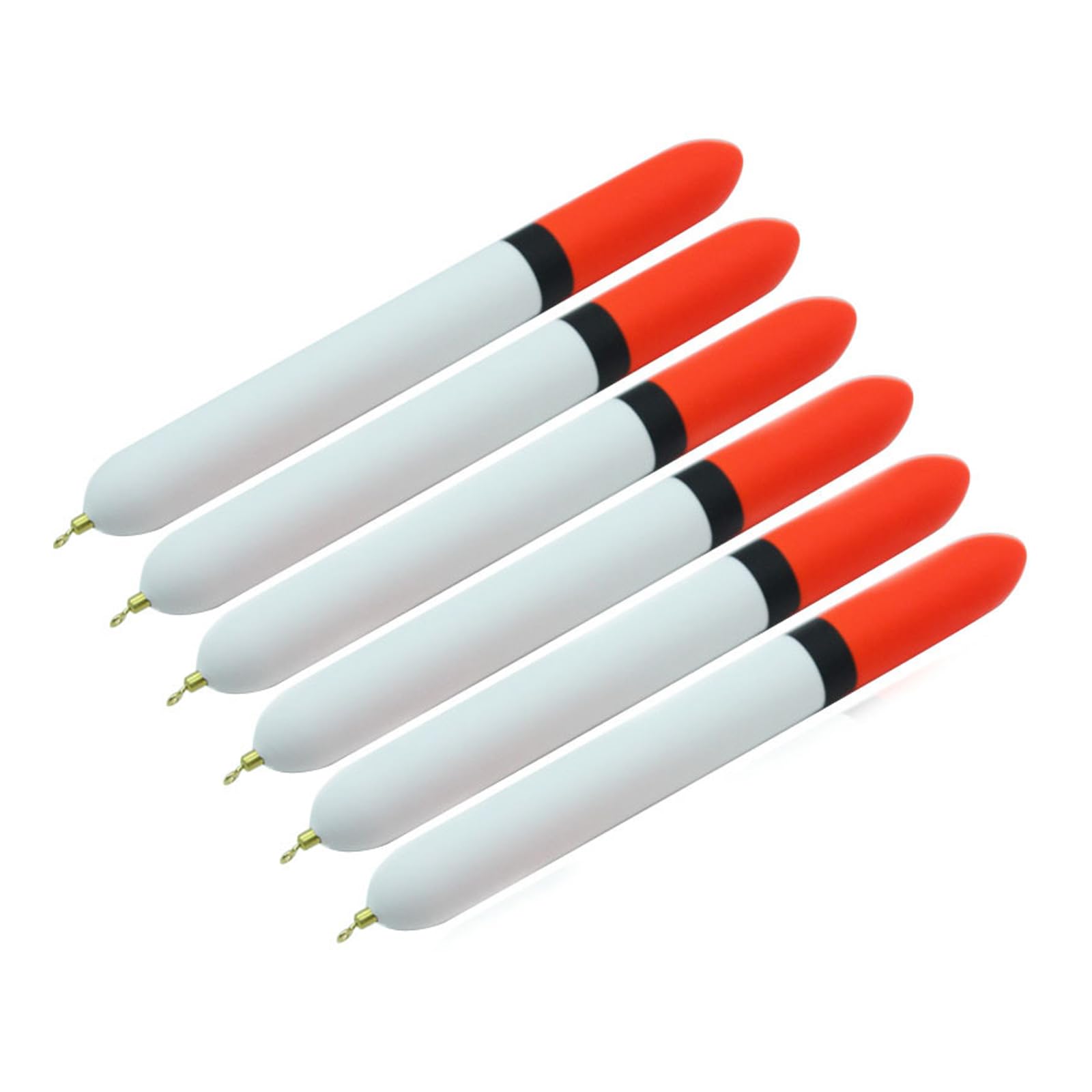 Ljmyy 6Pcs Float Sea Fishing Stream Floater Buoys for Saltwater Freshwater Fishing Sensitive Bites Detections