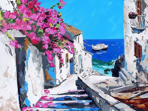 Peinture diamant enfant et adulte kit créatif antistress Fleurs de la mer 5D