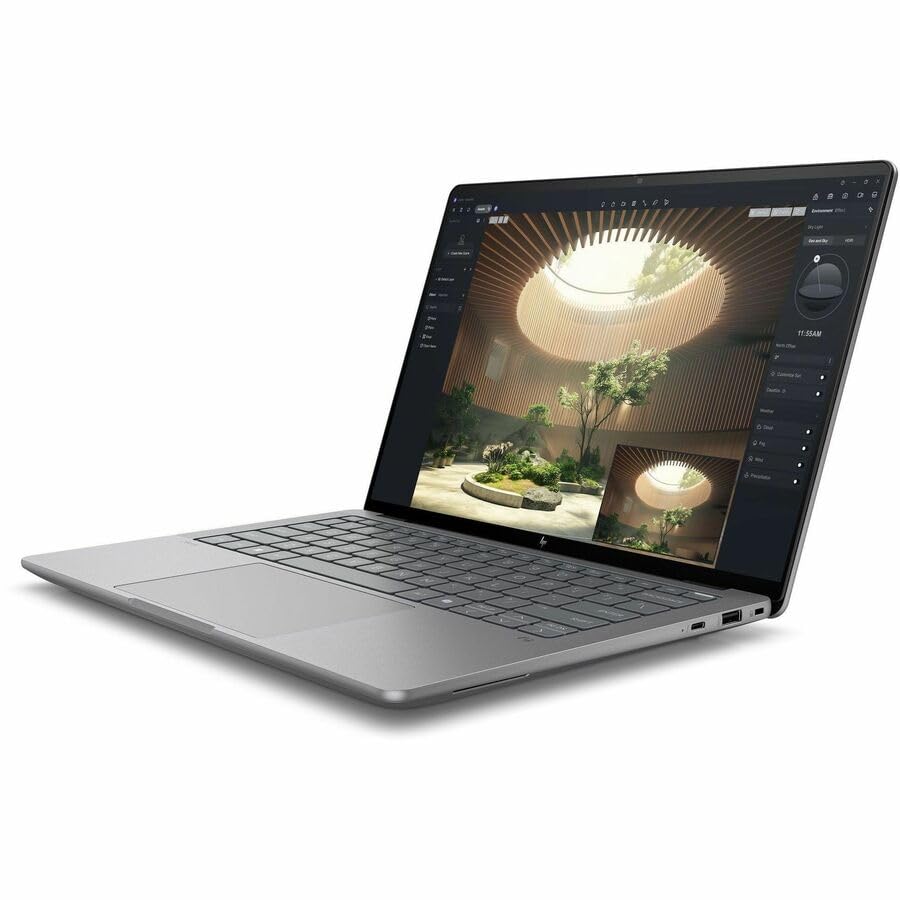 Image of HP ZBook Ultra G1a 14 inch Copilot+ PC Mobile Workstation - WUXGA - AMD Ryzen AI MAX PRO 390-32 GB - 512 GB SSD - English Keyboard - Meteor Silver - AMD Chip - 1920 x 1200 - Windows 11 Pro - Radeon GRAP