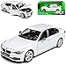 Produktbild B-M-W 3er F30 335i Limousine Weiss AB 2012 1/24 Welly Modell Auto mit individiuellem Wunschkennzeichen