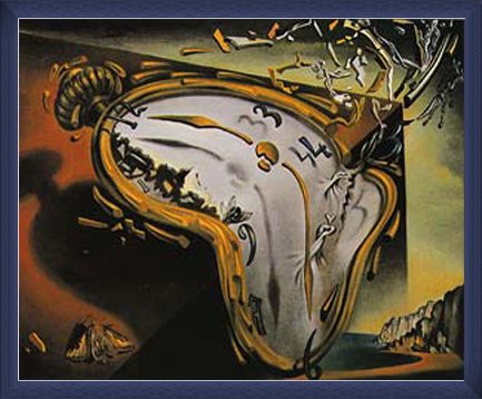 Amazon.co.jp: ポスター サルバドール ダリ 柔らかい時計 額装品