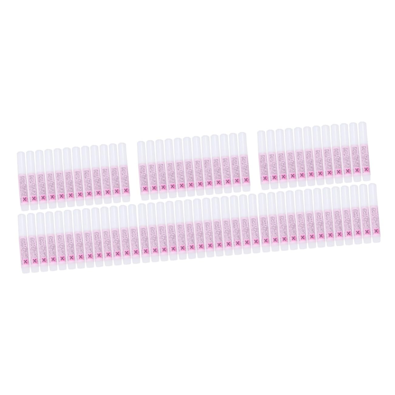75pezzi Colla Per Unghie Artificiale Adesivo Per Nail Art Asciugatura Rapida Per Manicure Professionale e Uso Personale Collo Accesso Facile Alta Adesività Per Unghie False