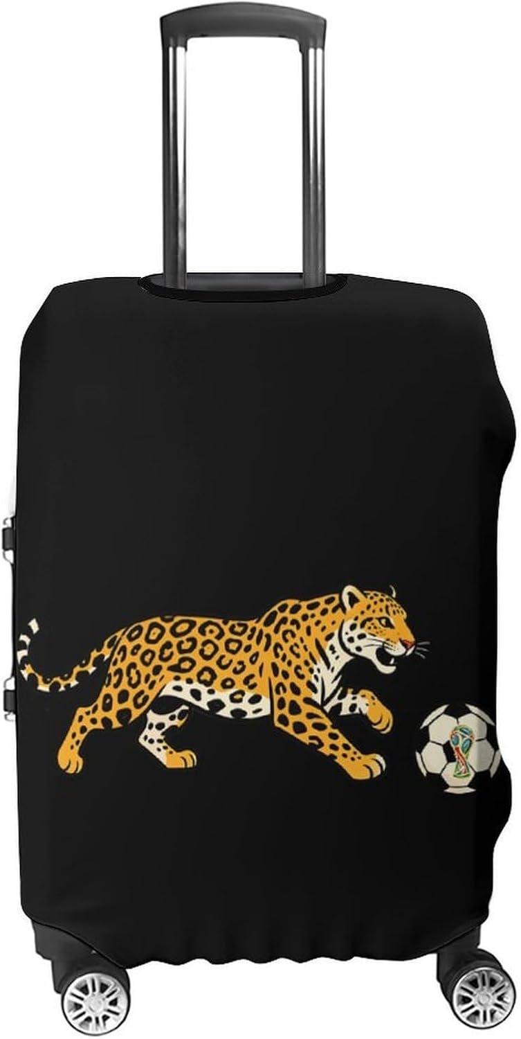Jaguars Soccer Mexico Travel Luggage Cover Suitcase XL | Protector Anti-Scratch Washable Carry On Elastic Baggage
