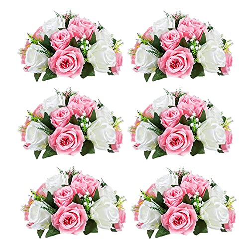Fleurs artificielles en soie pour centre de table de mariage champêtre et grandes fêtes - 2