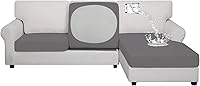 Vista 50 de Easy-Going Funda de cojín 100% impermeable para asiento de sofá, funda de cojín elástica de muebles, para niños, mascotas, cojín de sofá biplaza