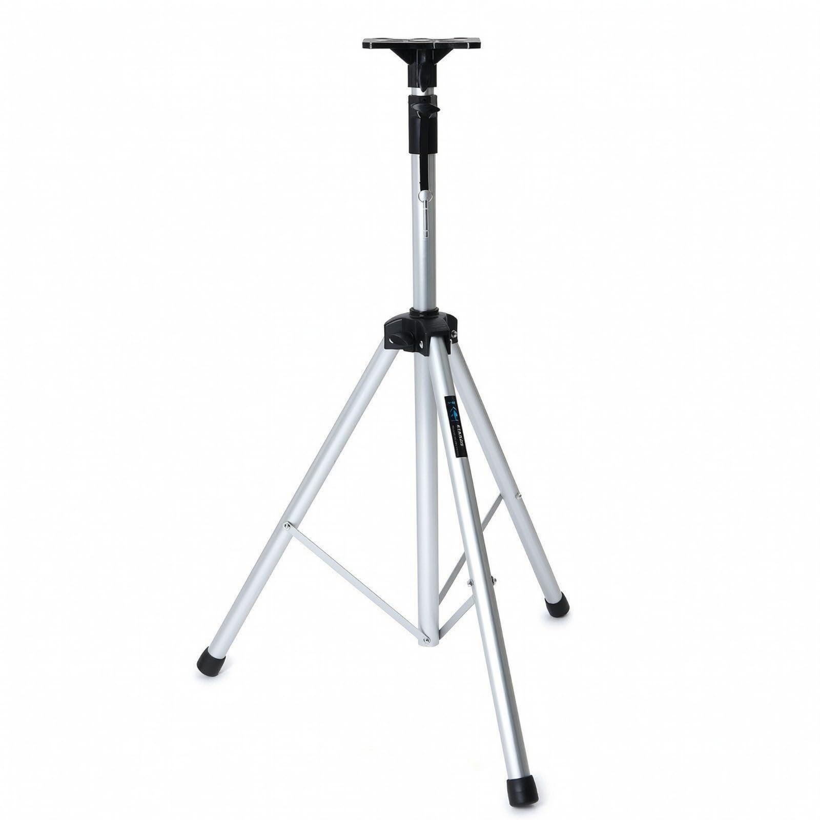 Milageto Soporte para Bocina Ajustable Ajustable | Resistente, Soporte Altavoz con Placa, Estable, Trípo para Altavoz, Escenario, Profesionales l Sonido