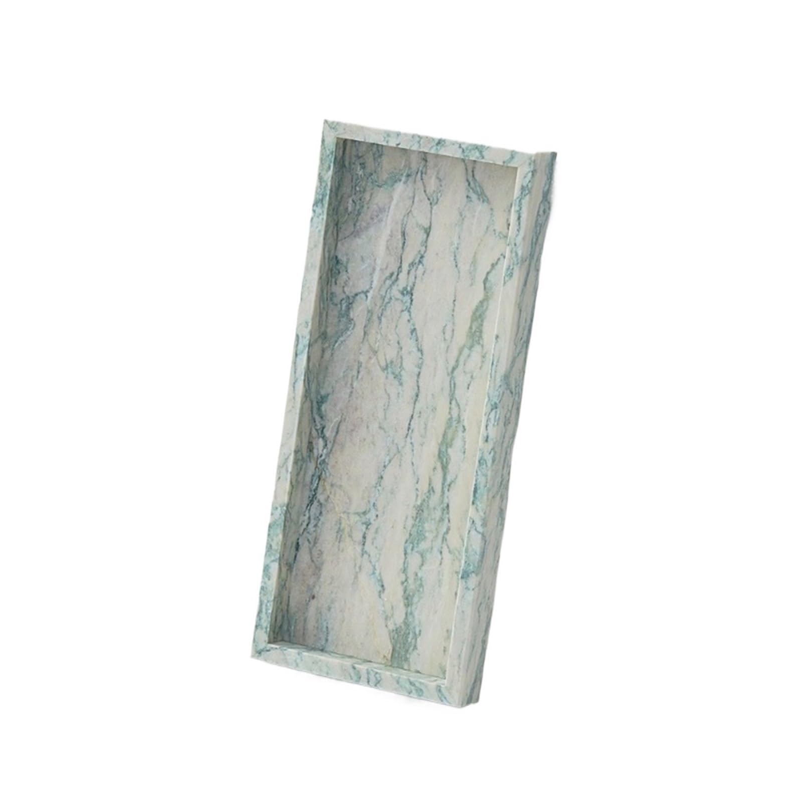 Bathroom Stone Tray Marble Trays Decoration Jewelry Display Tray Bathroom Storage Home(Color1)