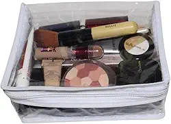 4 Organizadores Necessaire De Maquiagem/cosméticos Transp.