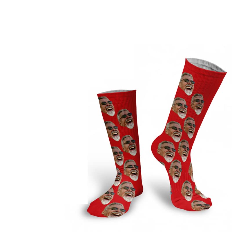 TYUPersonal Custom Printing Men's and Women's Socks Fashion Funny Cotton Stockings Children's DIY Design Compression Socks (D,40cm)